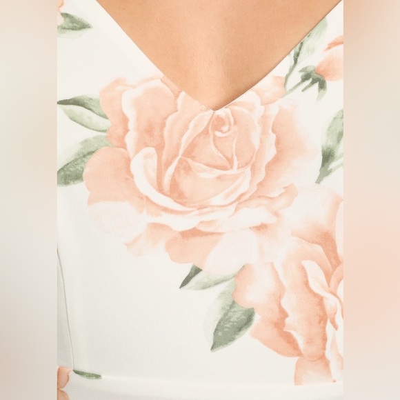 Lulus Take you There Ivory Pink Floral Maxi Dress Engagement - Picture 6 of 8